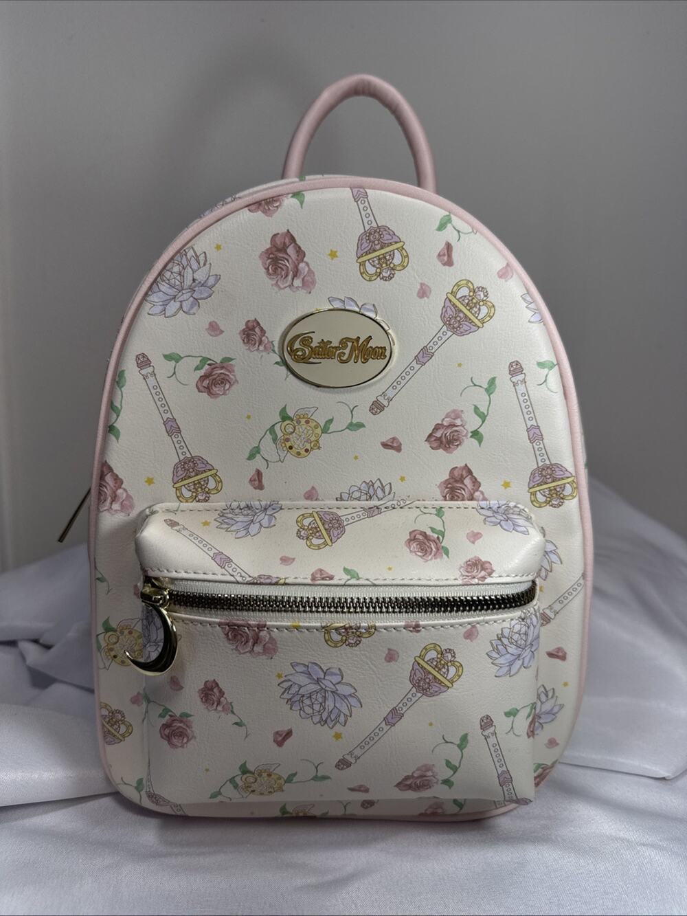 Pretty Guardian Sailor Moon Magic Wand & Flowers Mini Backpack ~ Hot Topic ~ NEW